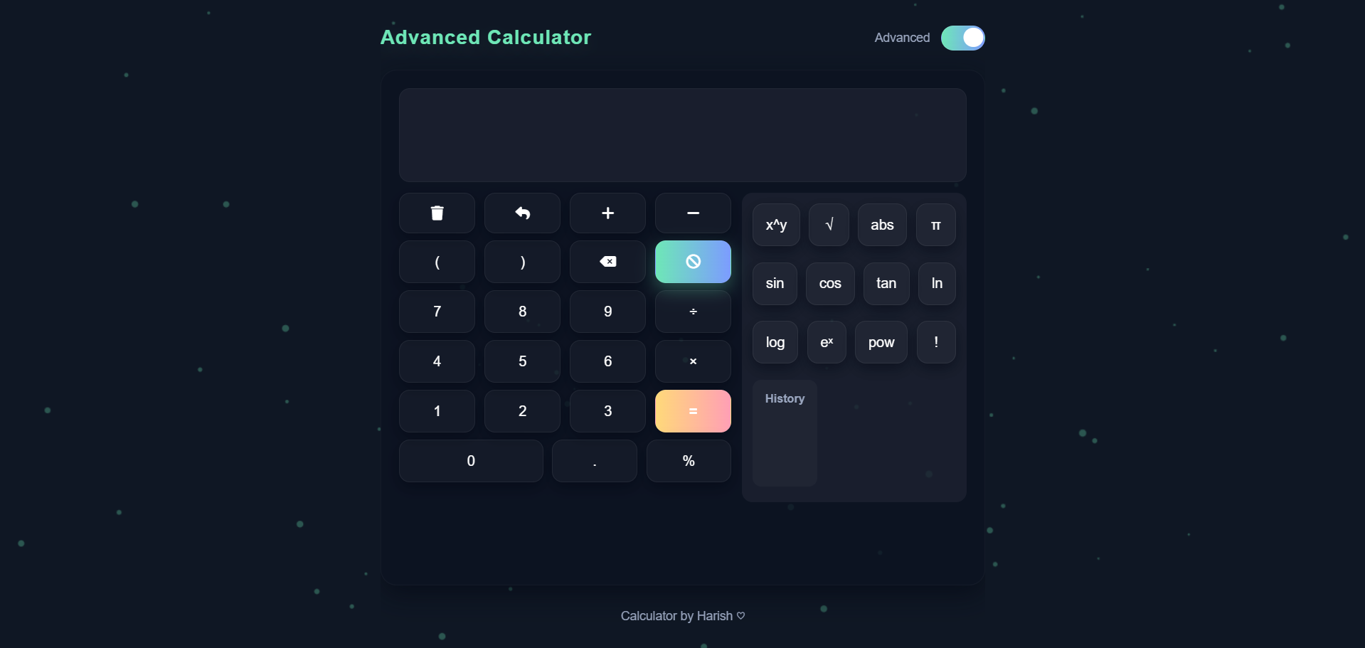 Advanced Calculator cover
